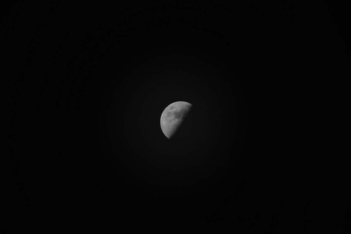 moon earth's moon night