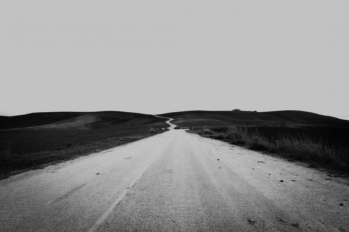 road empty road asphalt