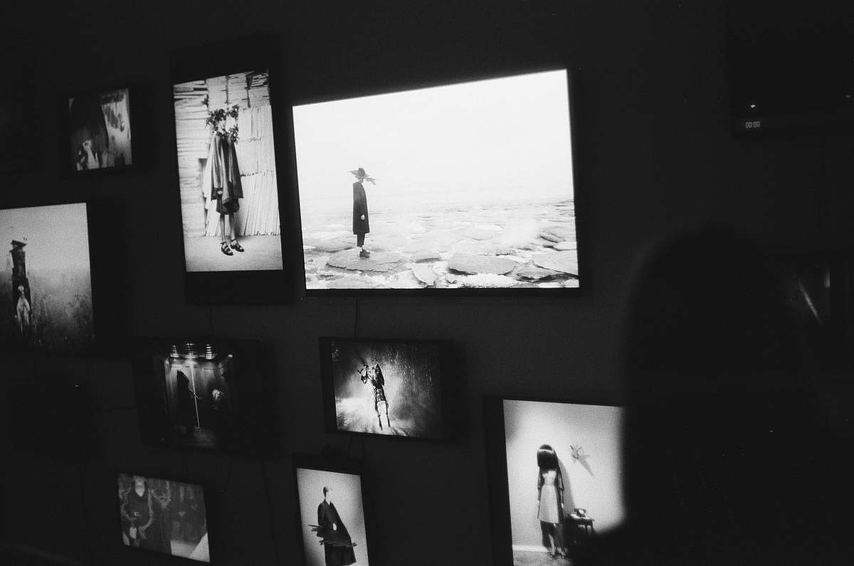 art flat screen TV advertisement