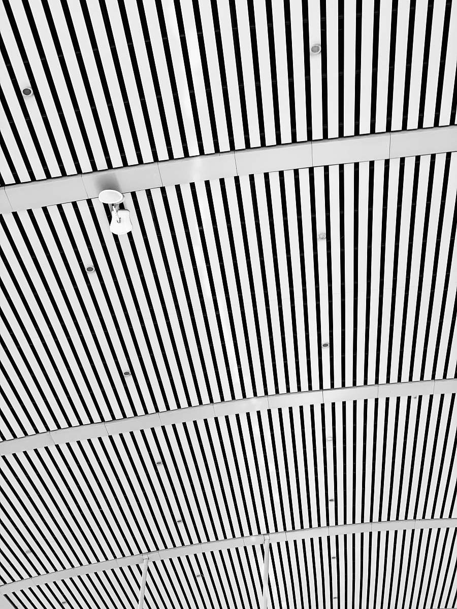 taiyuan gray and white striped painting ceiling 山西省中国