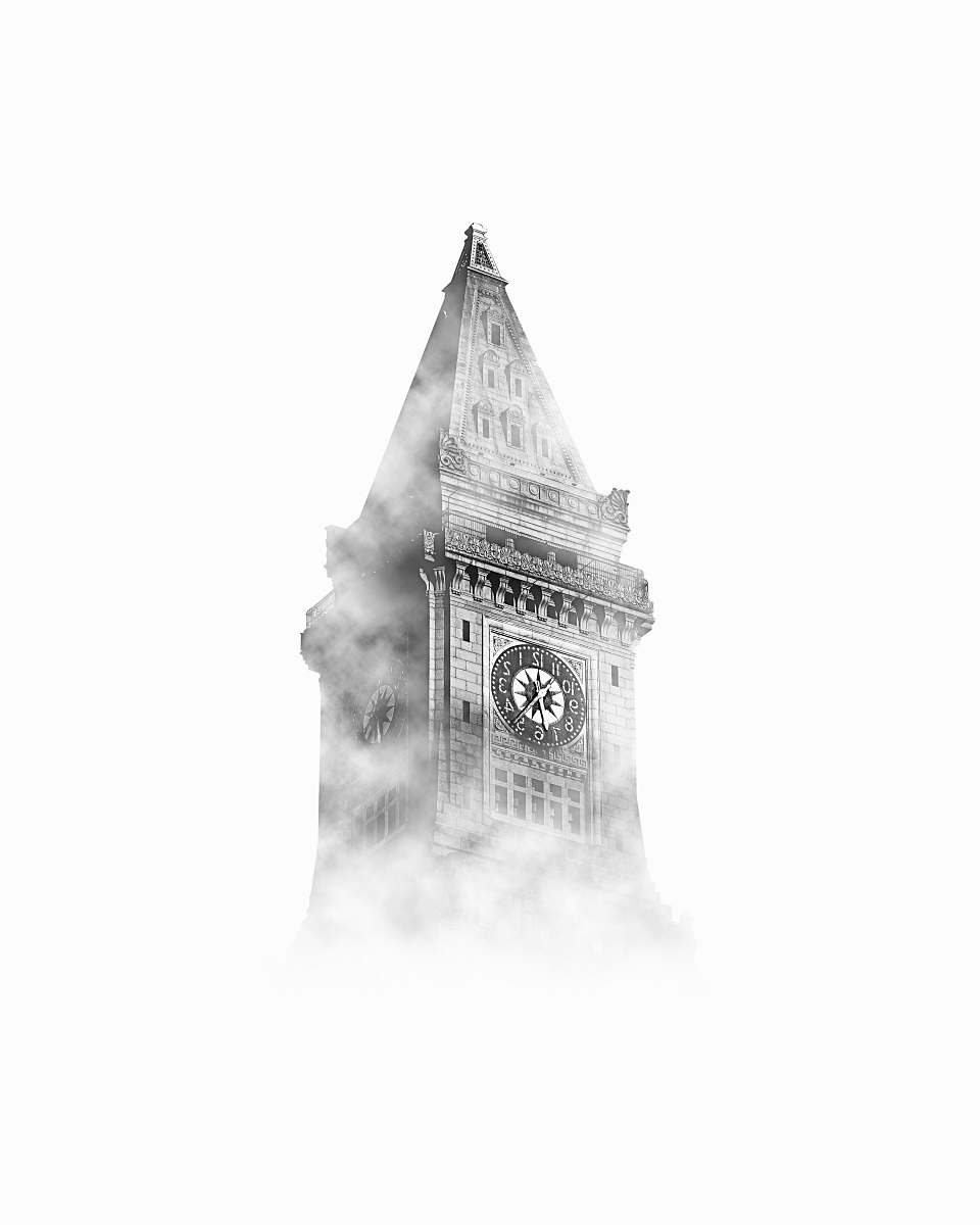 grey gray clock tower digital wallpaper clock tower