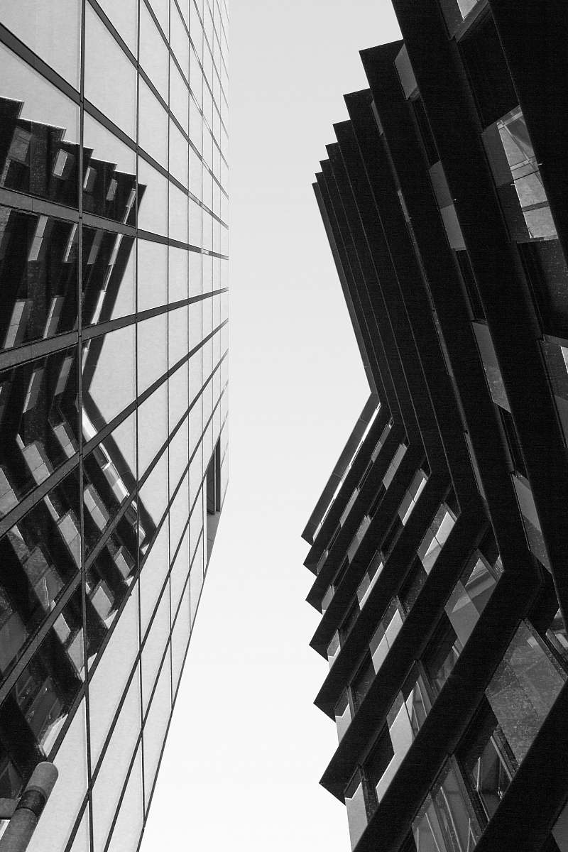 building gray concrete building low angle photography office building