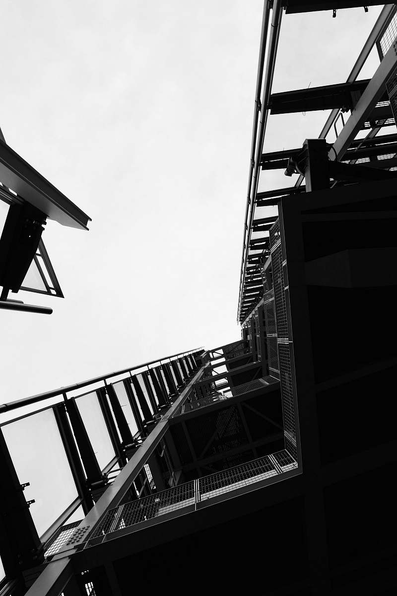 banister gray concrete structure handrail