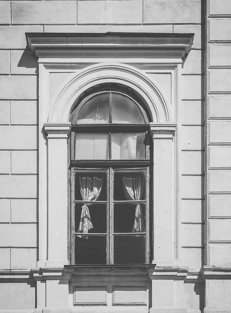 grey gray concrete window frame window