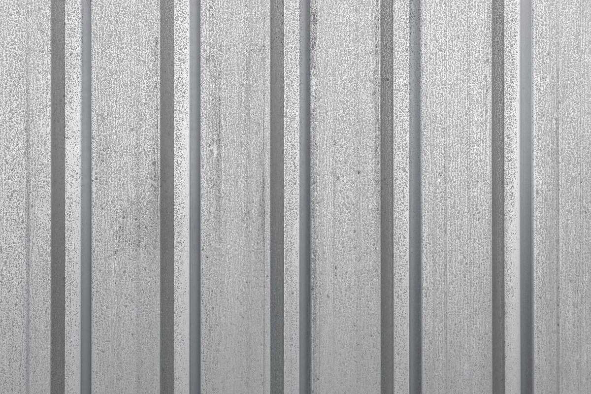 grey gray corrugated metal sheey morwowa