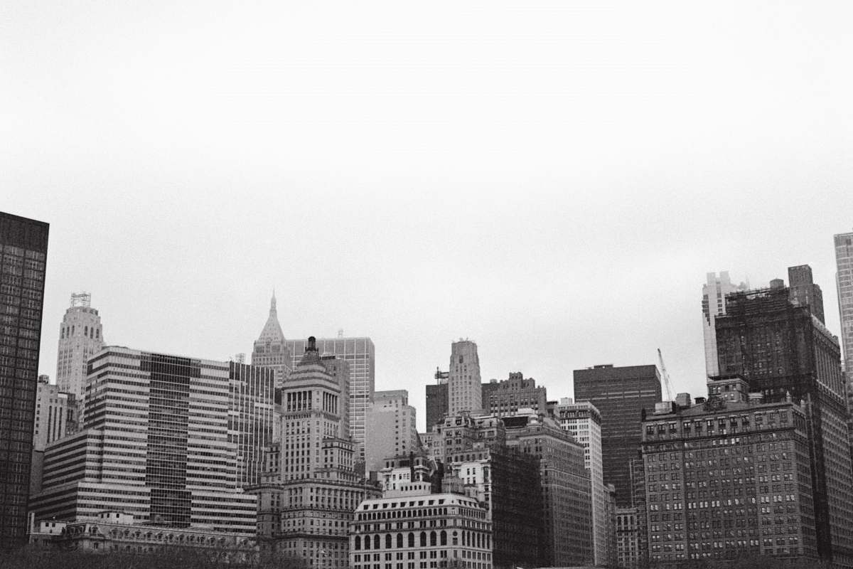 building gray scale photo of city city