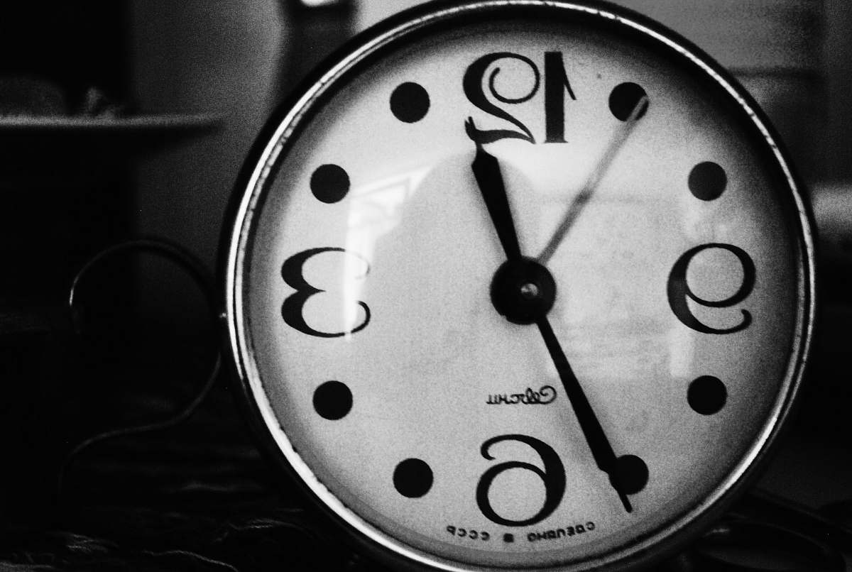 numbers grayscale photo of analog clock time