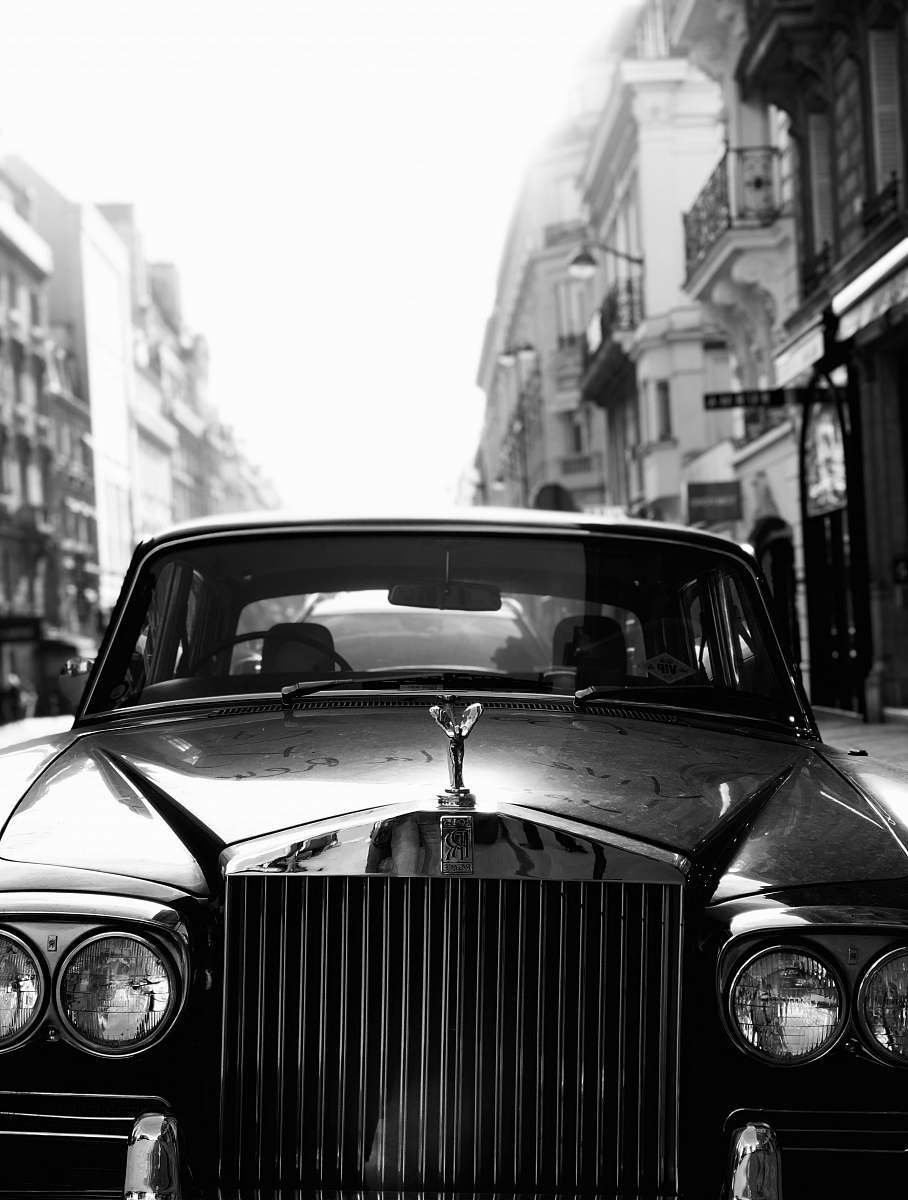automobile grayscale photo of car car