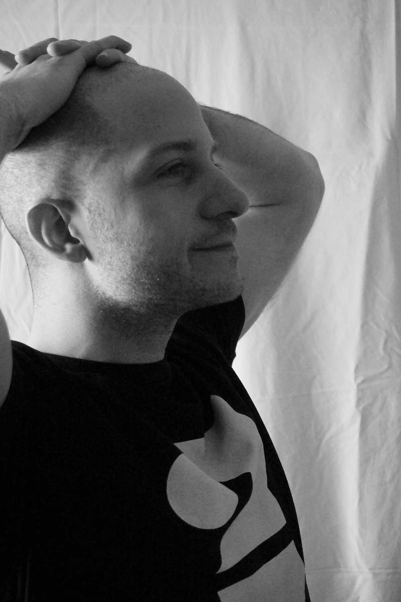 face grayscale photography of man human