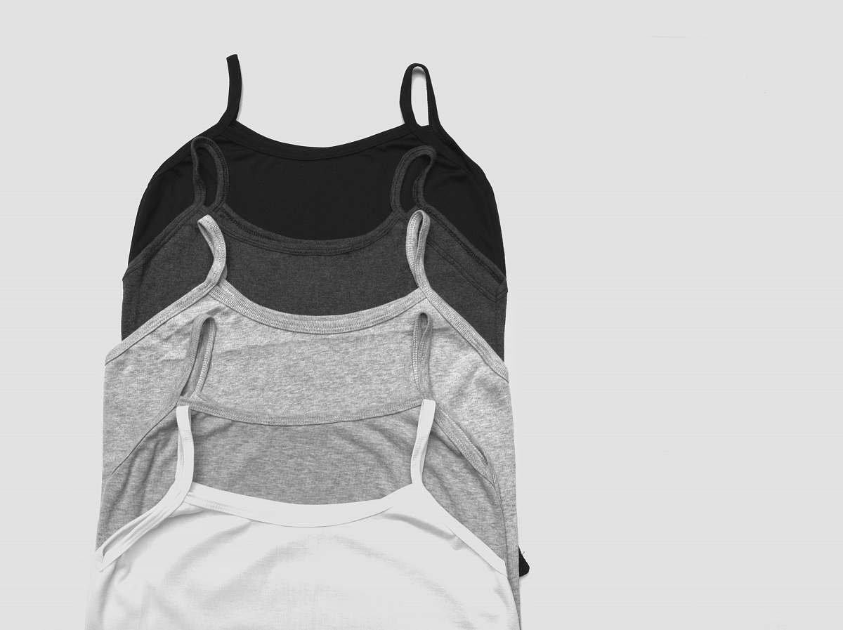 grey grayscale photos of five camisoles philippines