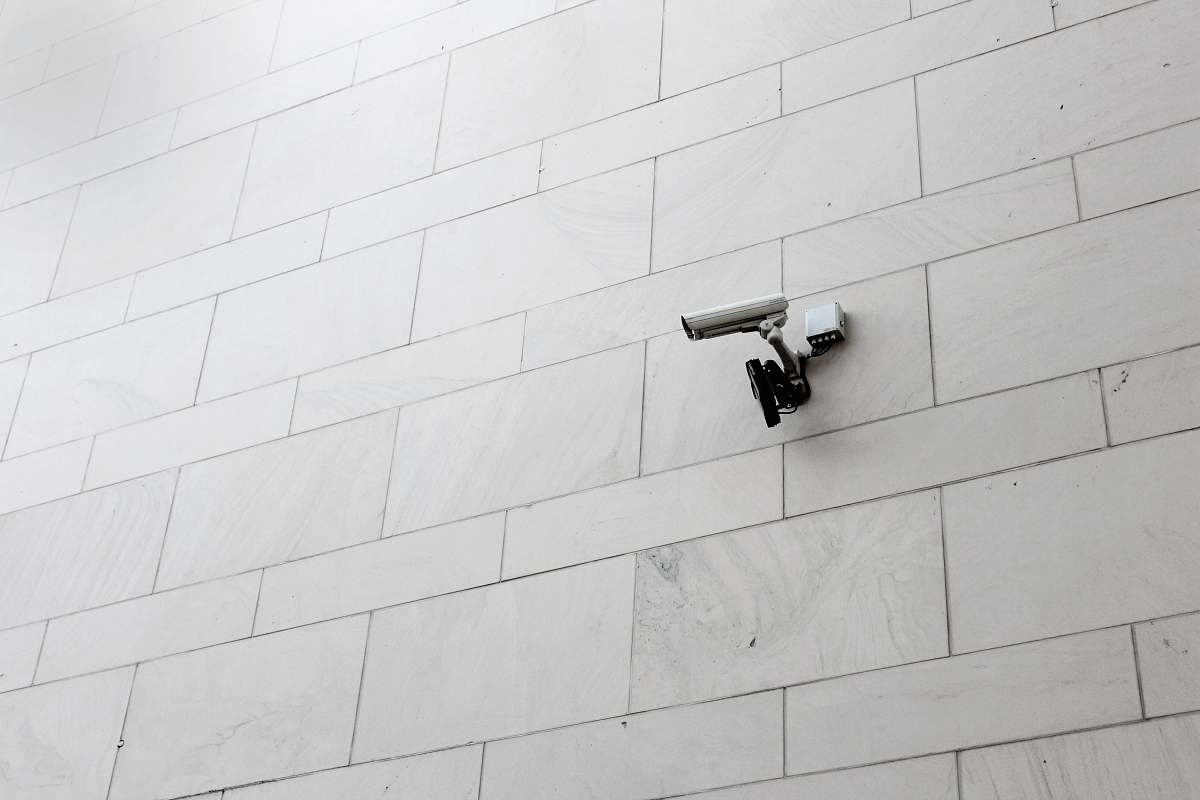 germany grey surveillance camera on wall bonn