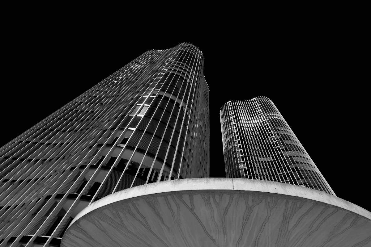building low angle photography of building office building
