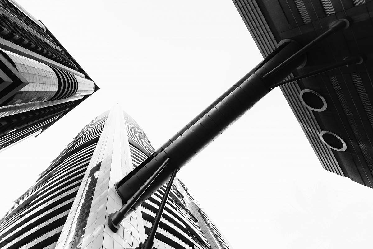 building low-angle photography of Petronas Tower office building