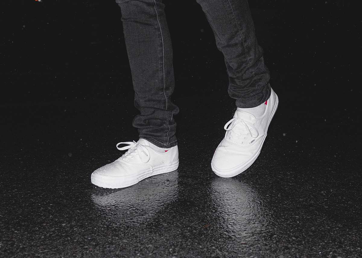 shoe pair of white low-top sneakers clothing