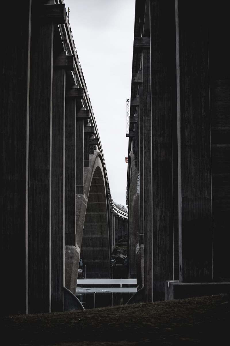 bridge photo of gray concrete bridges sweden