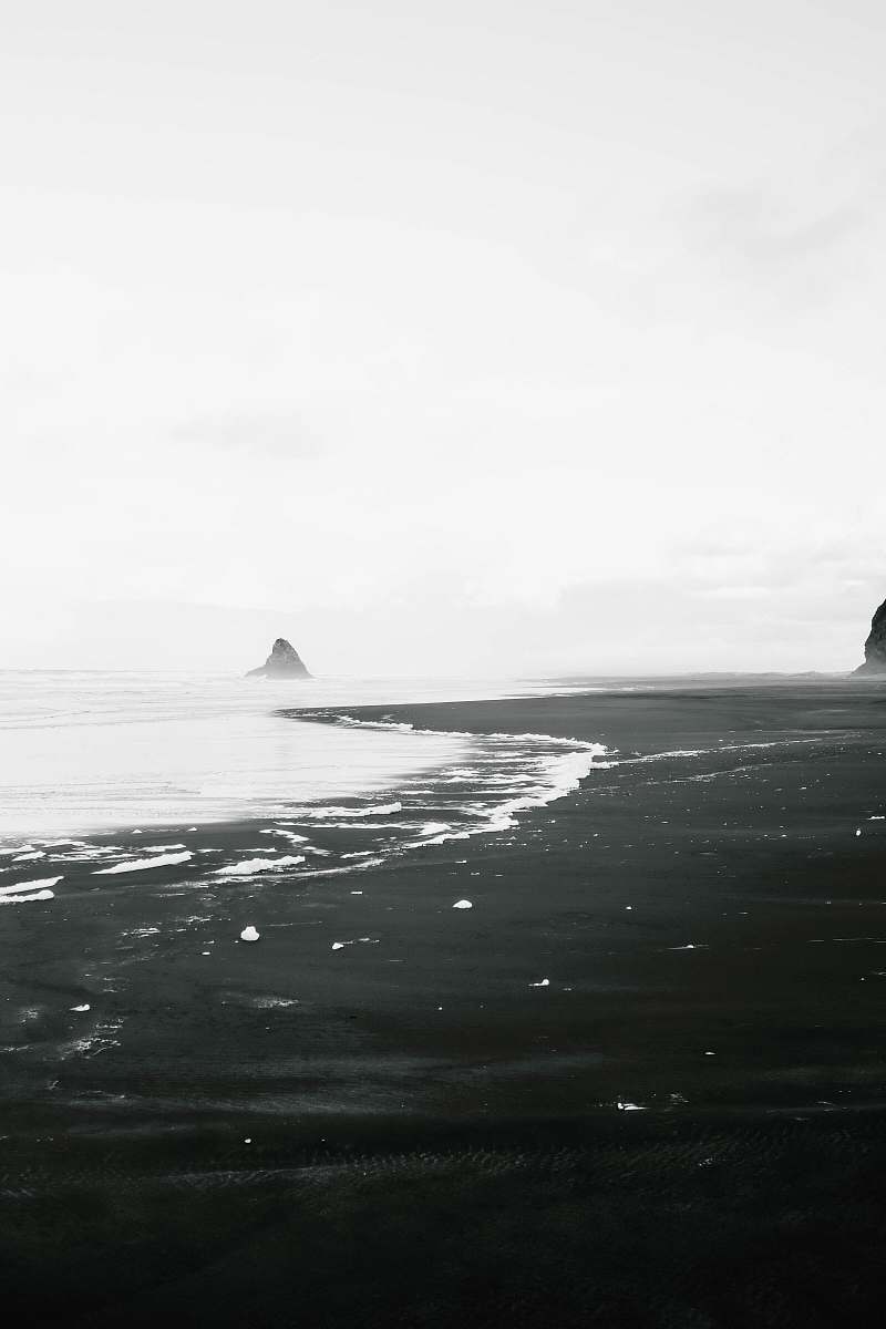 grey seashore near mountain range new zealand