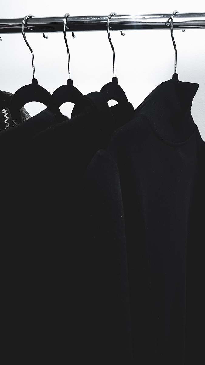 apparel three black coats clothing