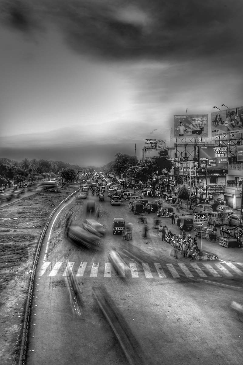 motion timelapse photography of cars long exposure