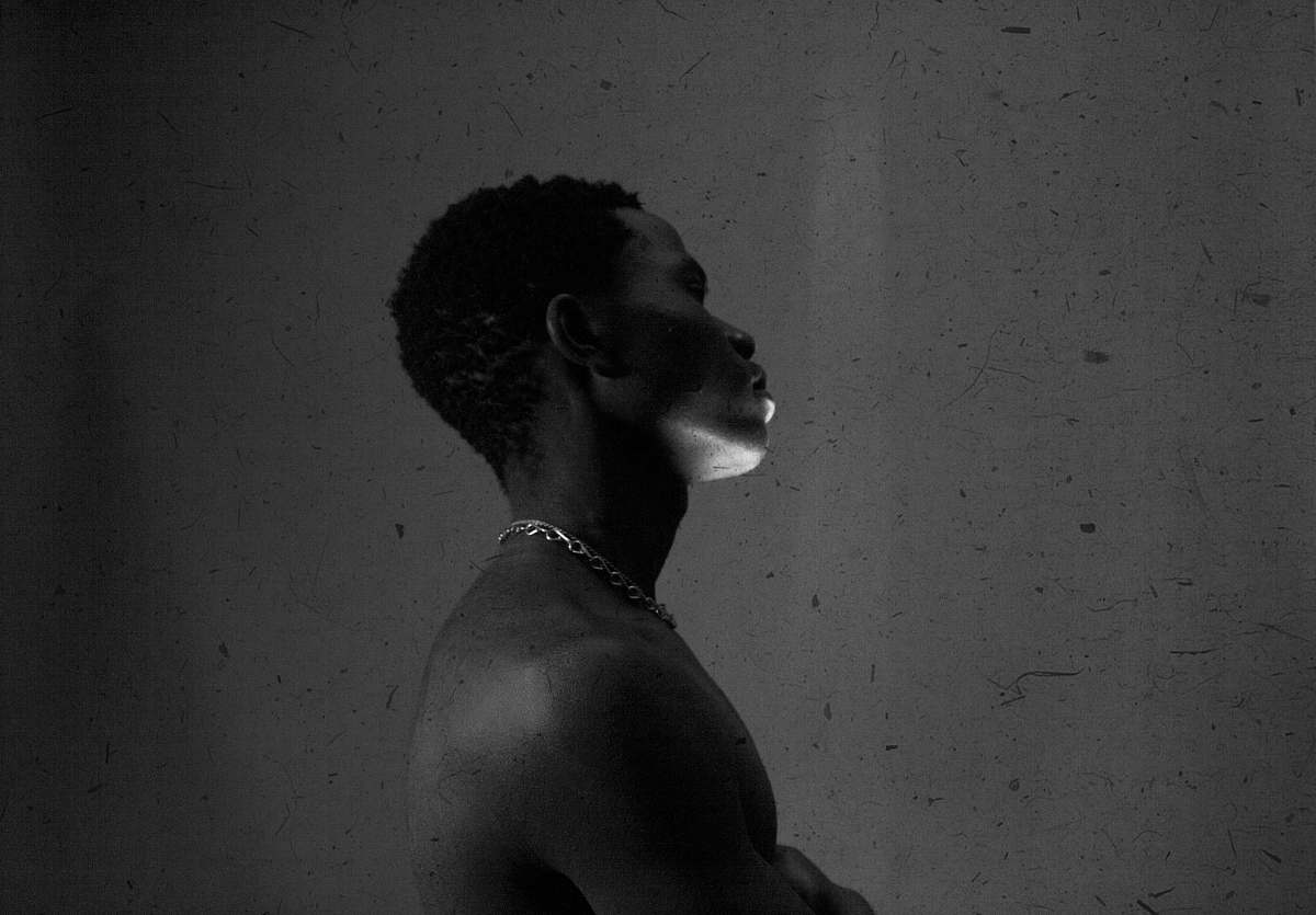 back topless man skin