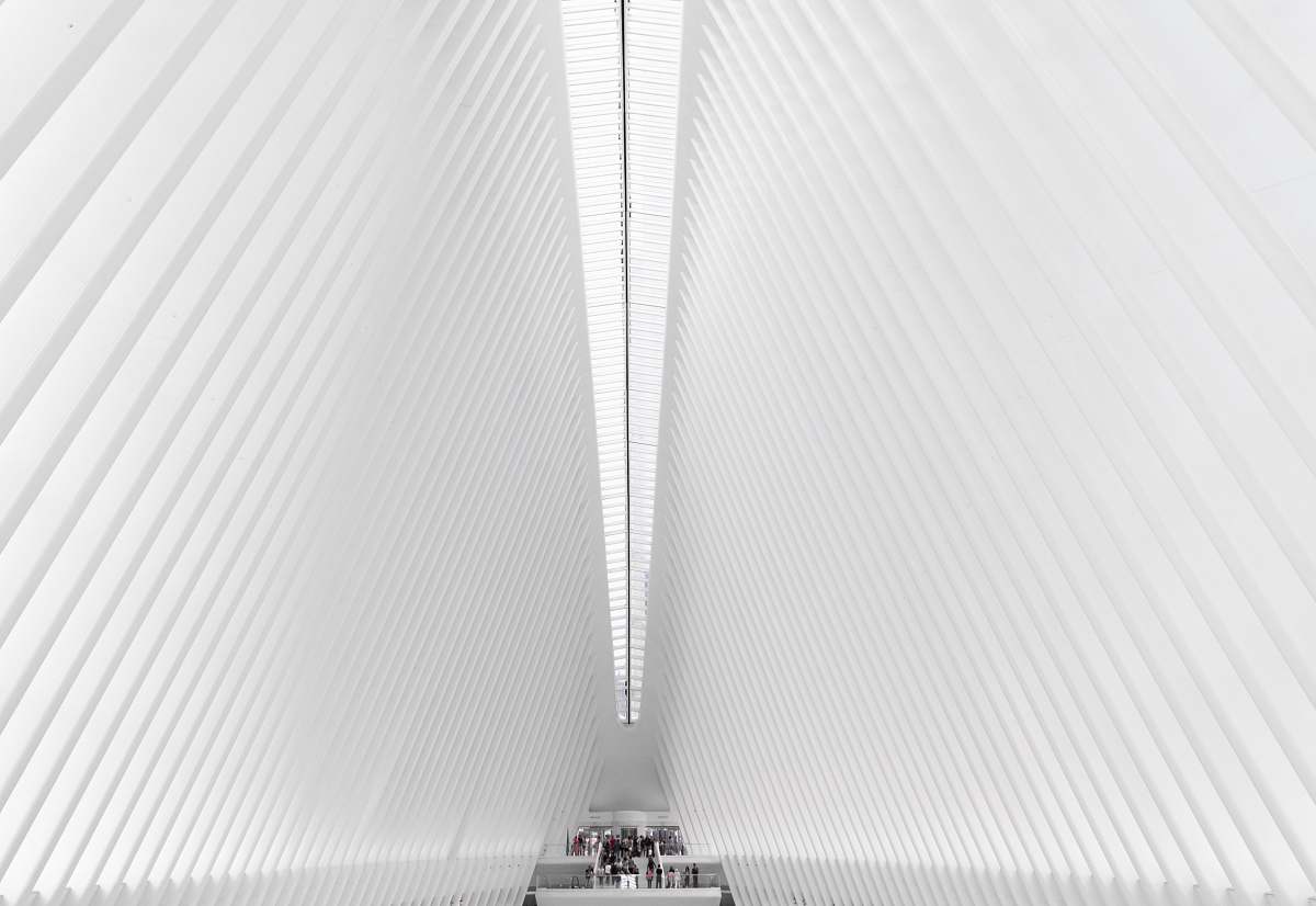 grey white building interior architecture