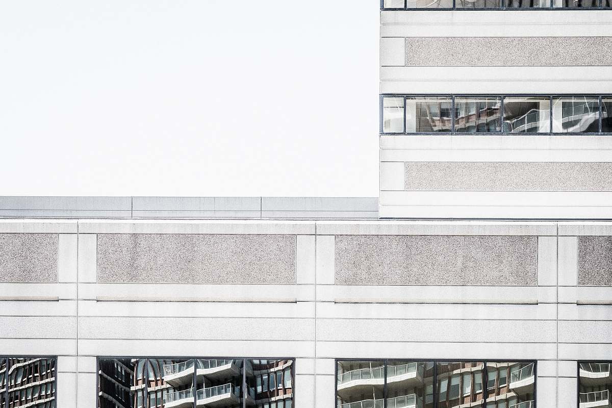 concrete white concrete building building