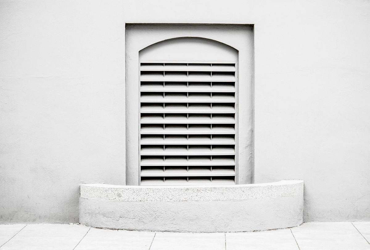 white white door louver shutter