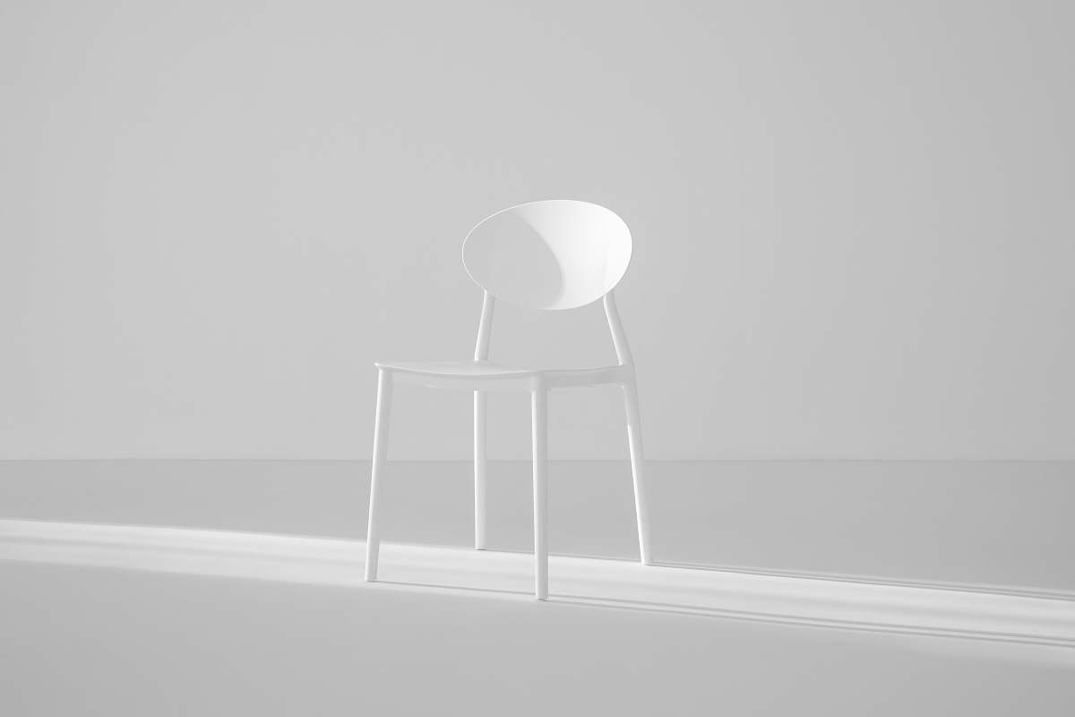 chair white metal chair furniture