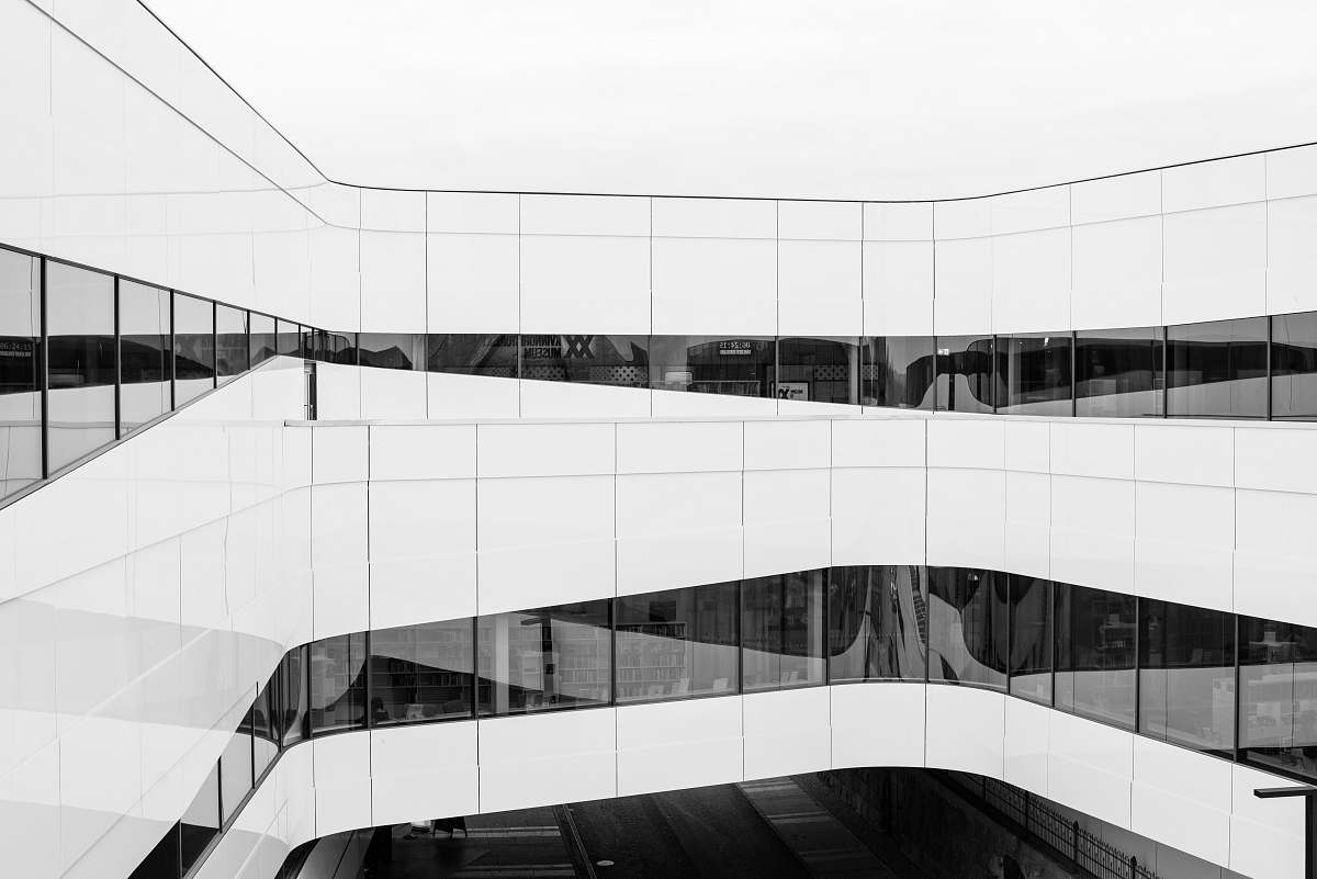 architecture white painted wall building sweden