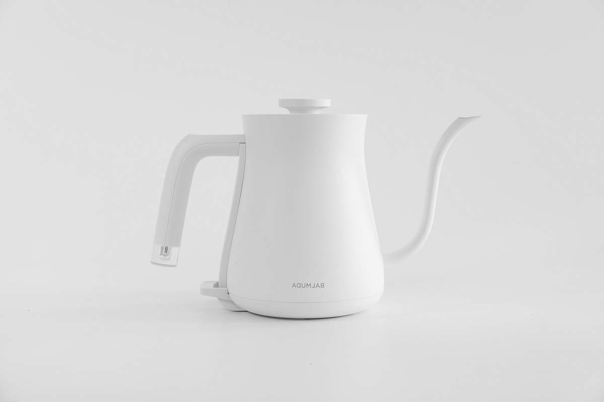 grey white teapot pottery