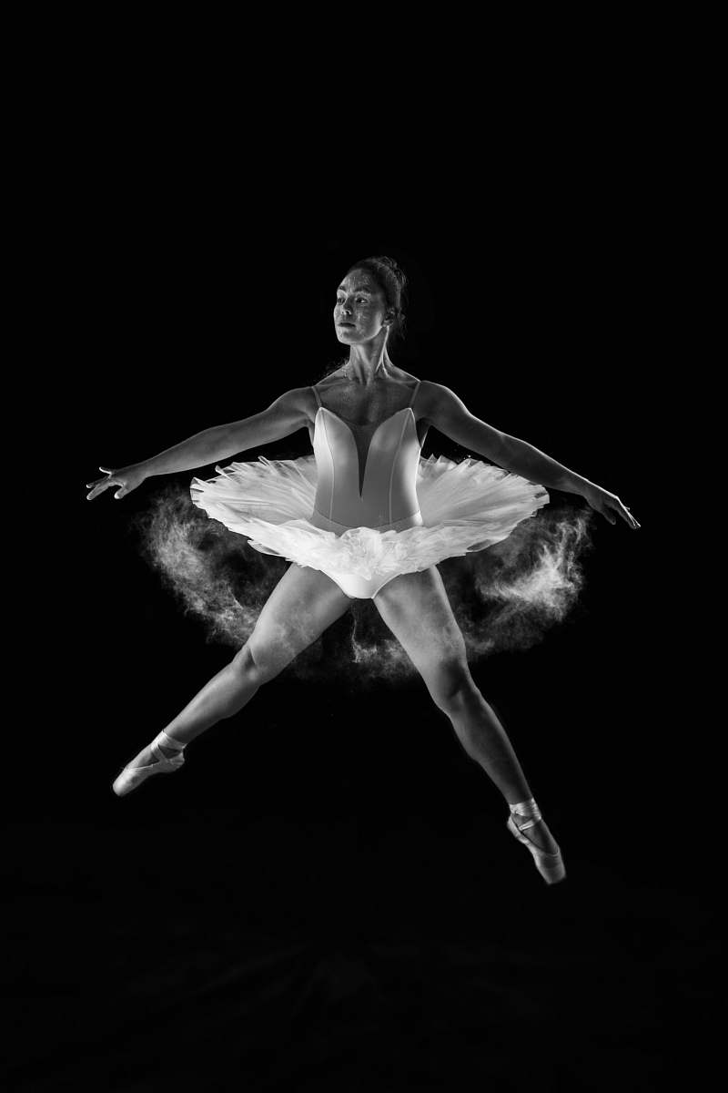dance woman doing ballet dancing person