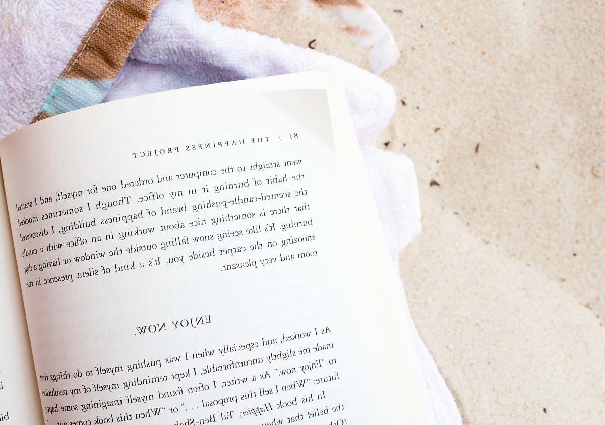text Enjoy now book page page
