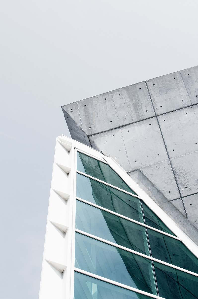 grey gray and white concrete building architecture