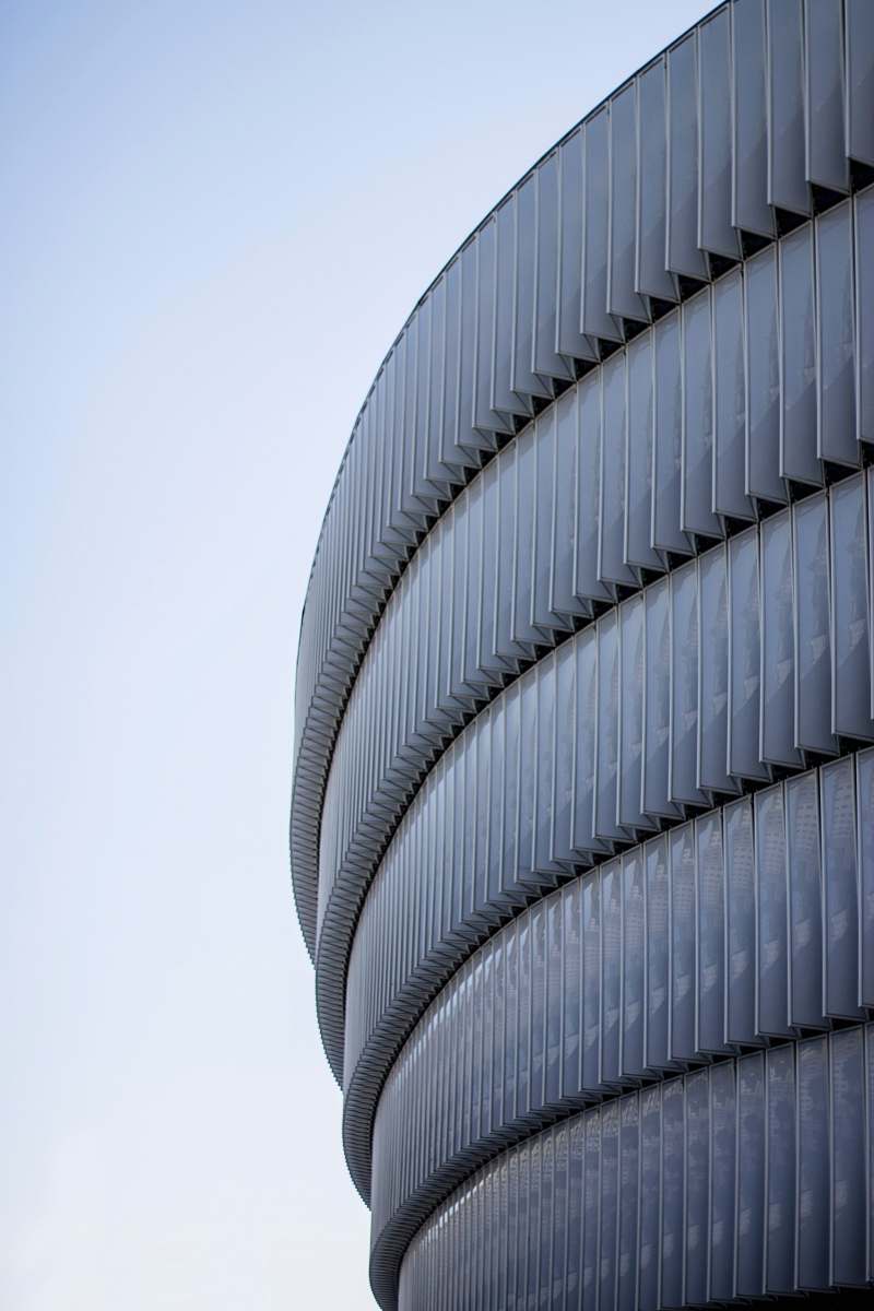 arena low-angle photography of high-rise building bilbao