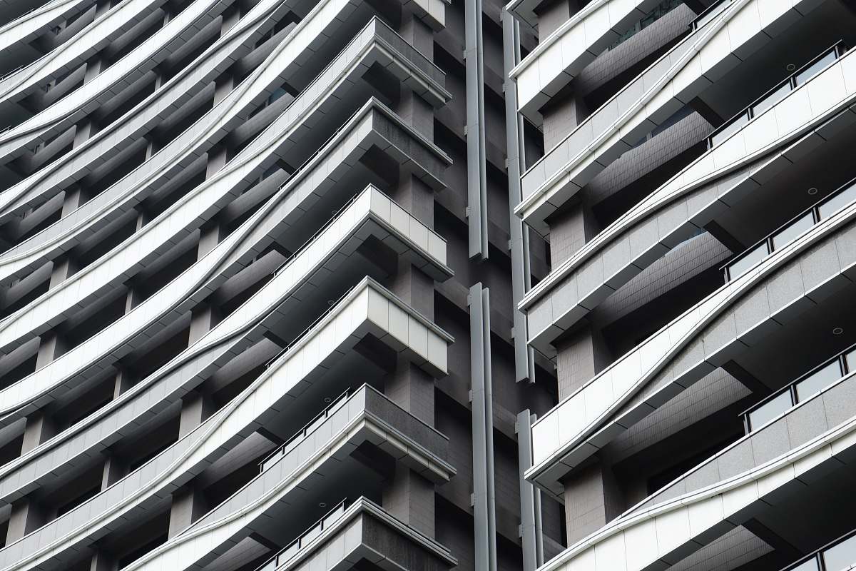 architecture white concrete building city