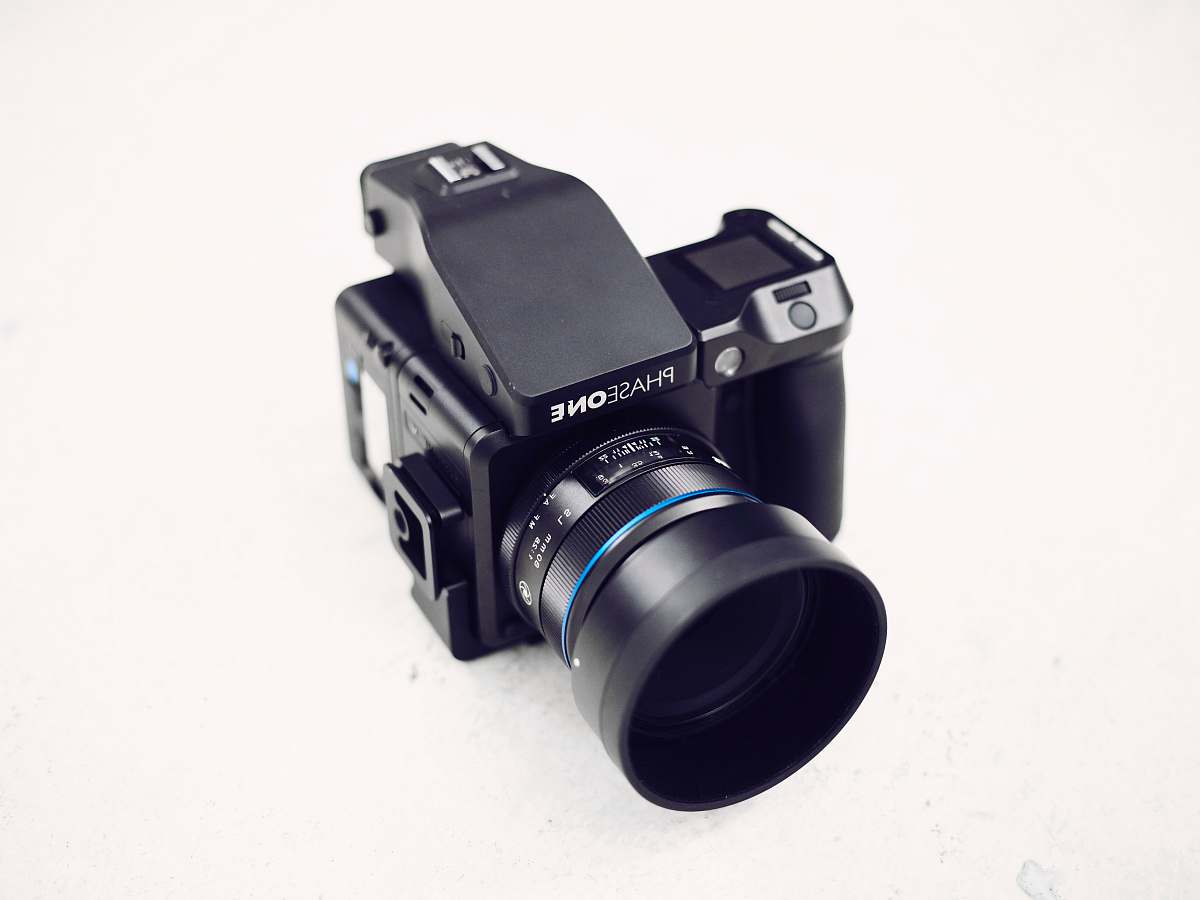 electronics black PhaseOne camera lens