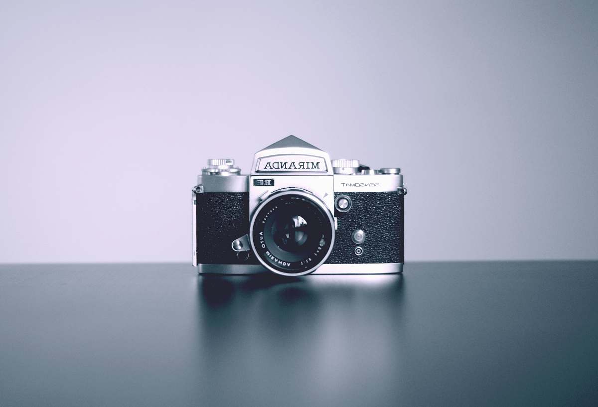 electronics gray and black Miranda DSLR camera vintage
