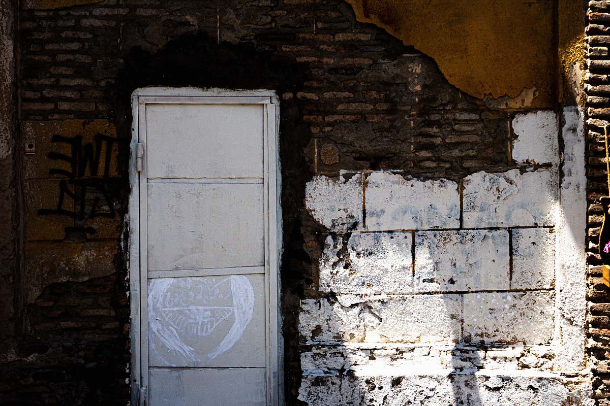 brick brown and white concrete wall wall