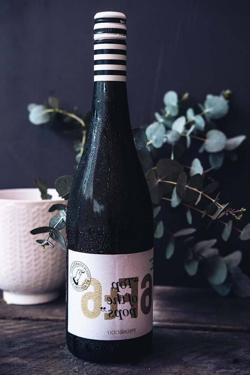 beverage Prosecco wine bottle on table bottle