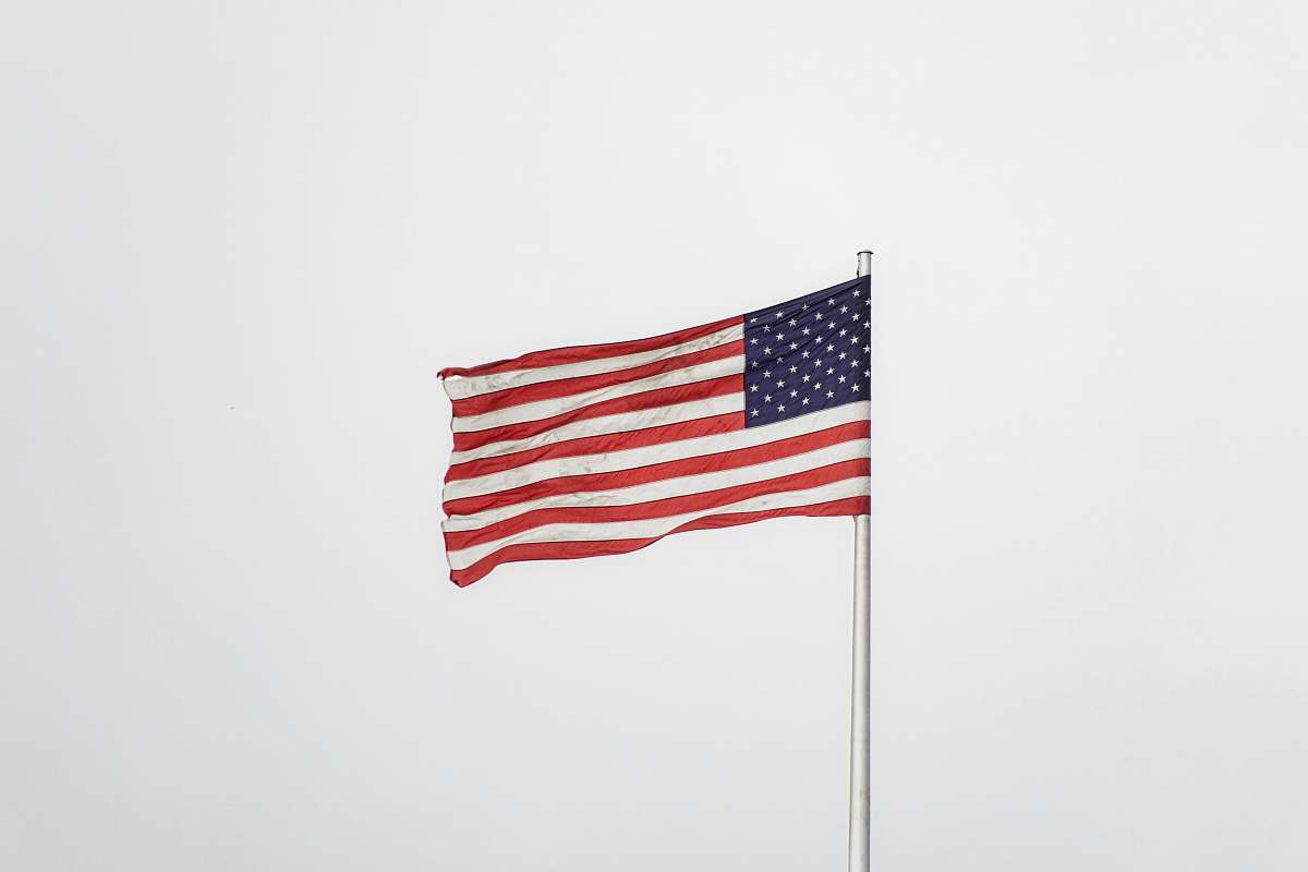 emblem flag of U.S.A. berlin