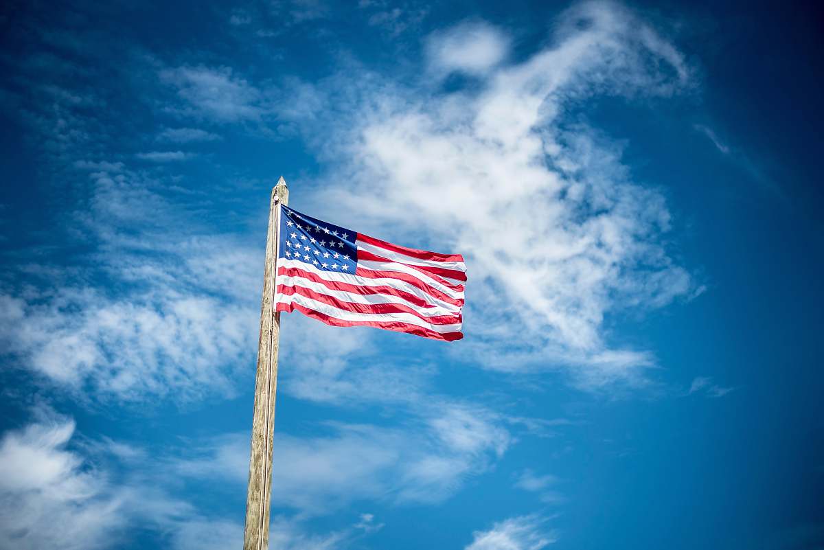 emblem U.S America flag american flag