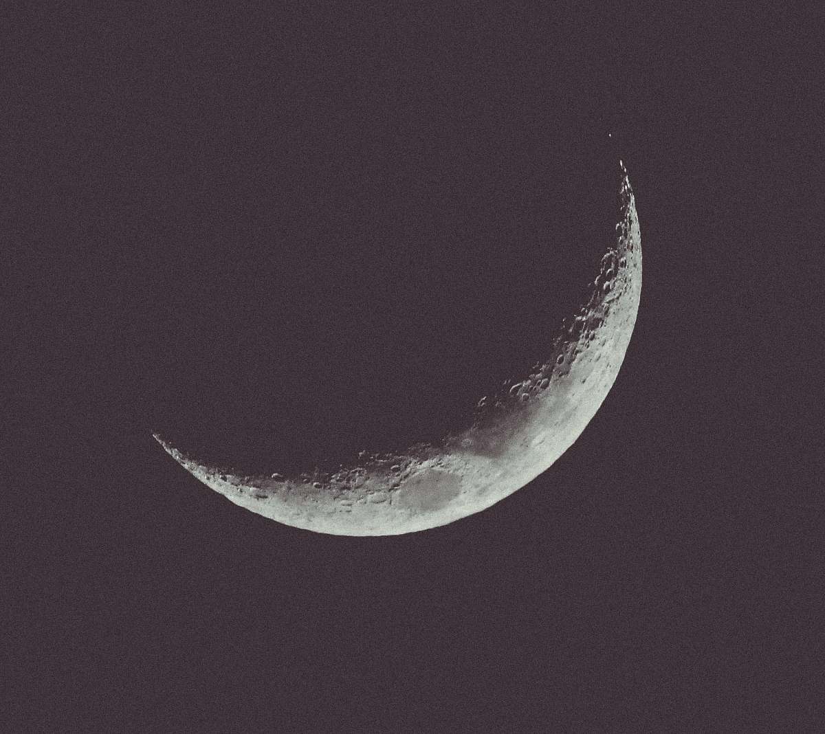 moon crescent moon space