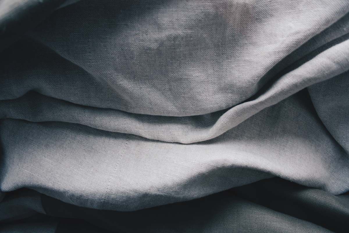 blanket grey linen home decor