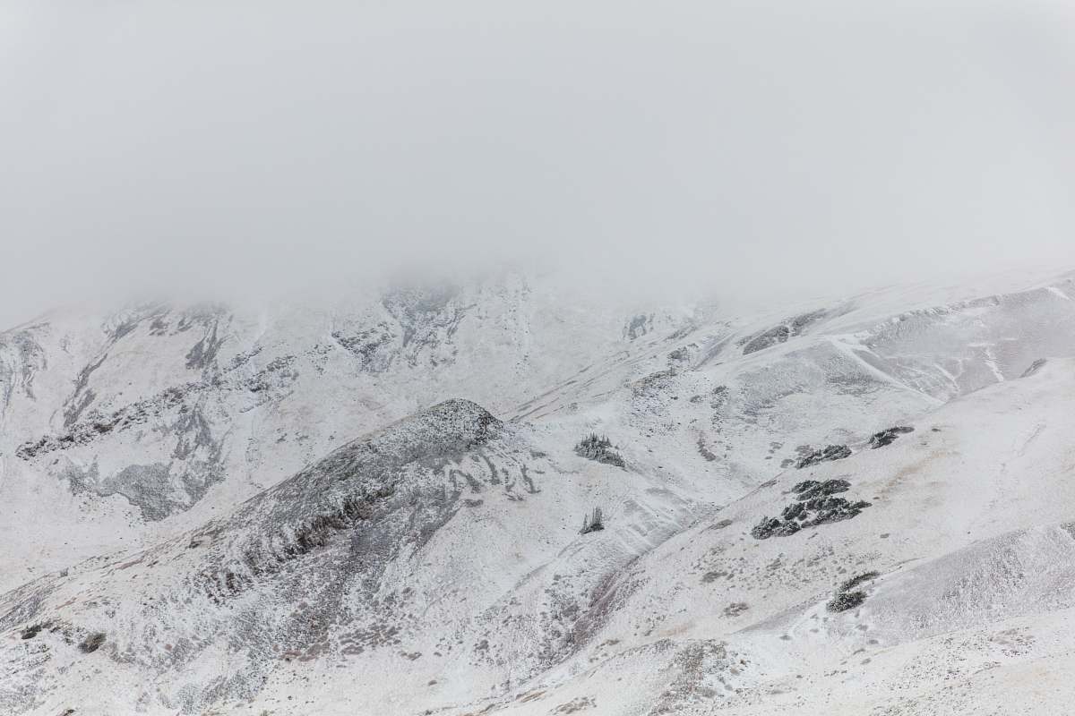 mountain mountains covered by snow tushar mountains