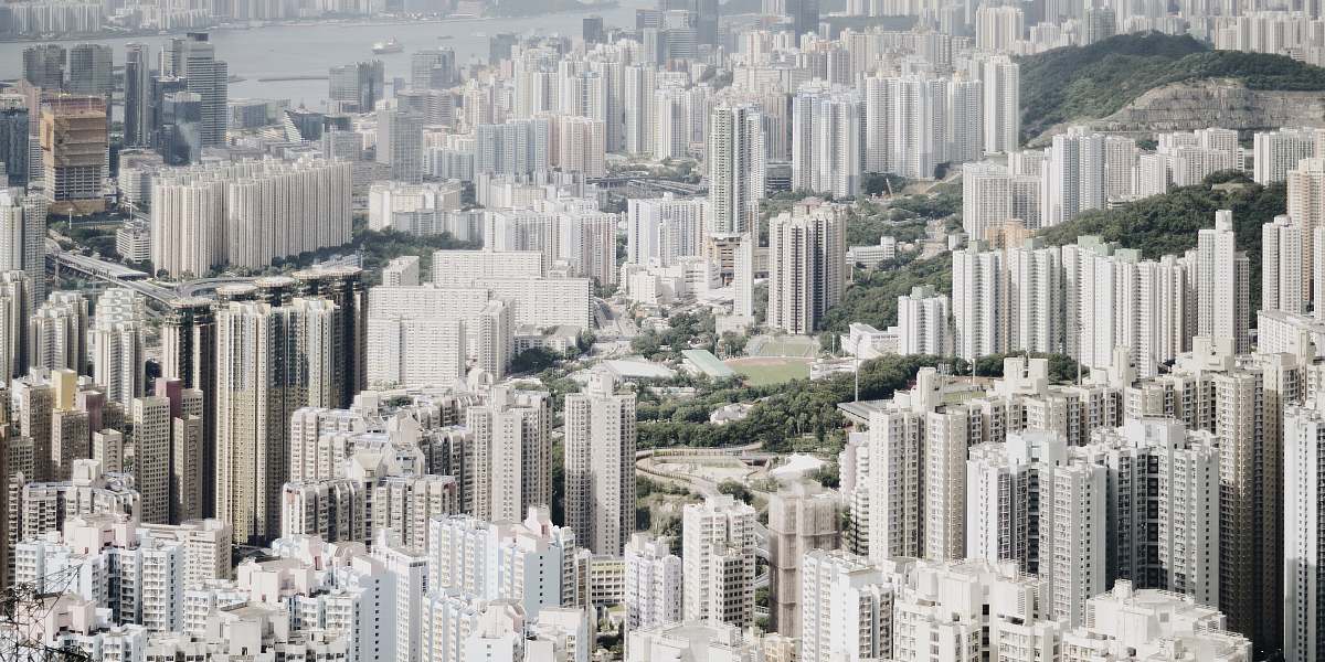 building sunlight over city buildings city