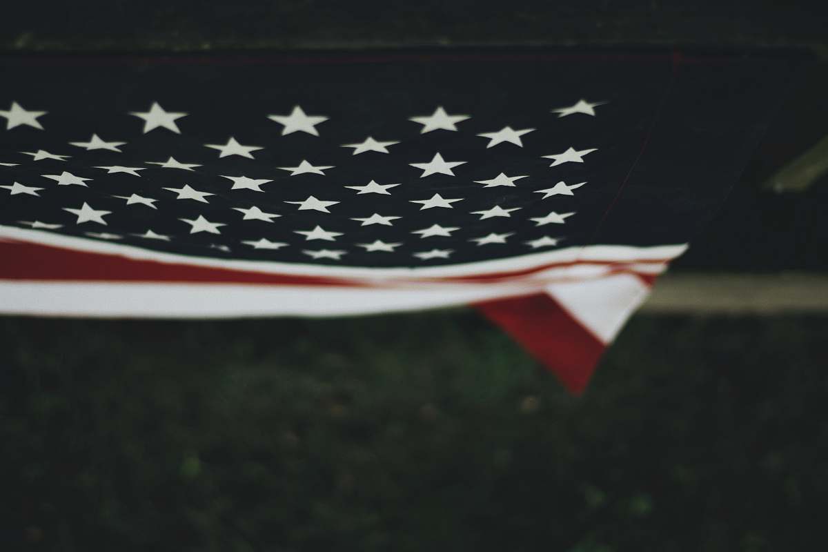 mi flag of America independence day