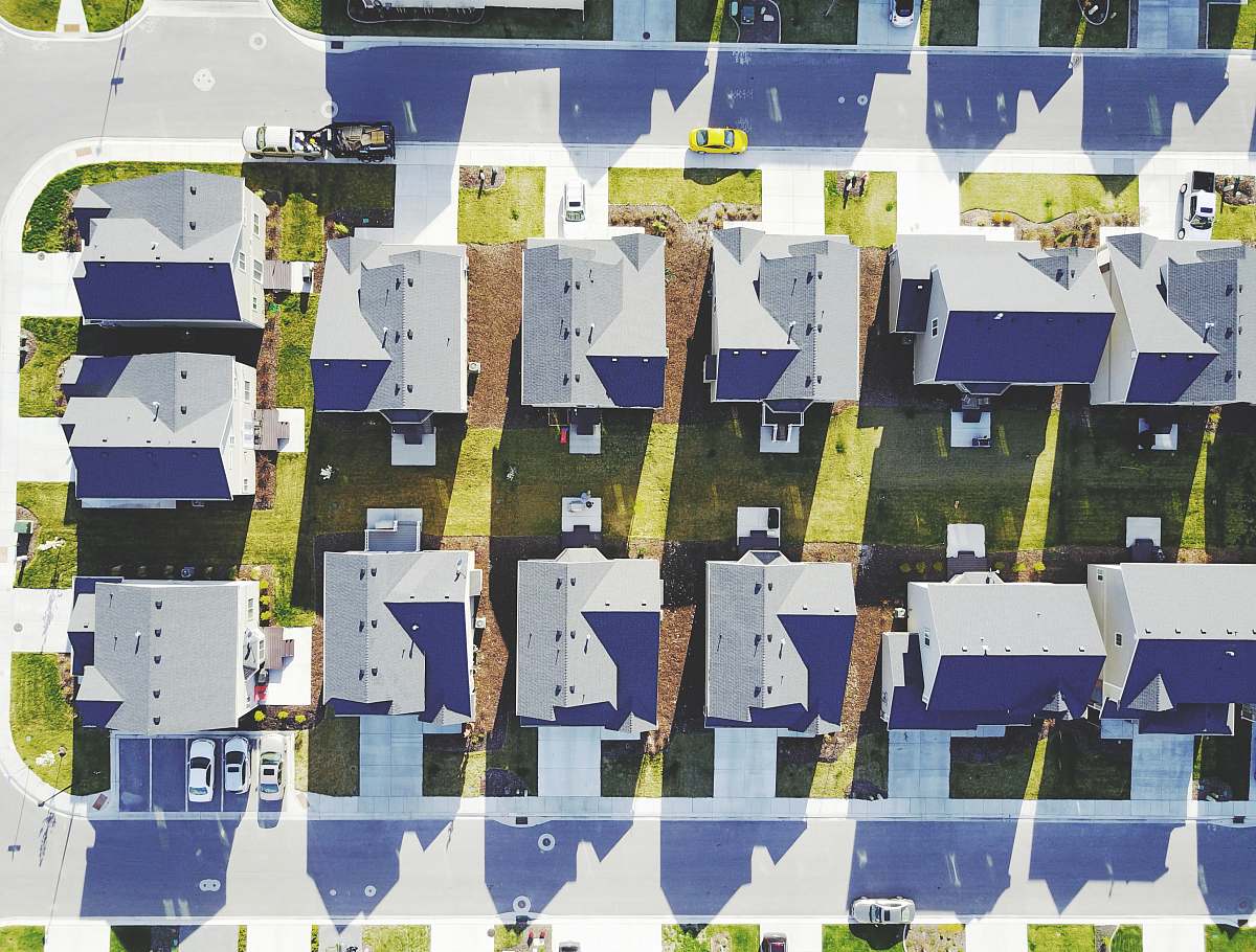 house aerial photography houses aerial