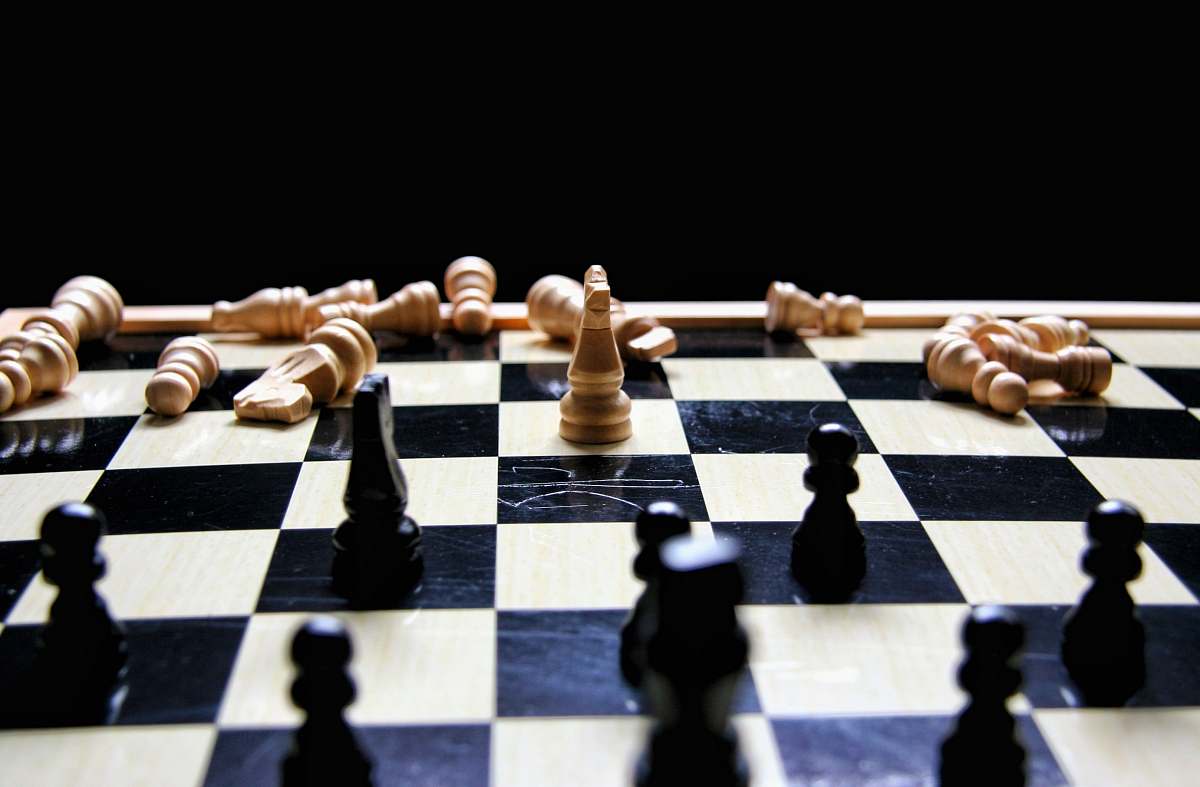 chess assorted chess piece game