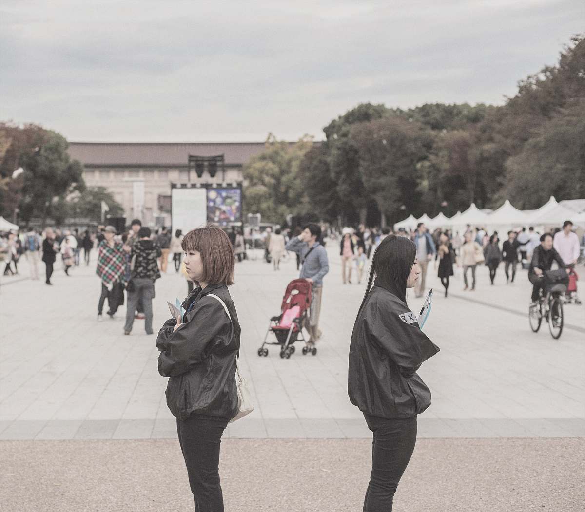 person people standing near building during daytime people
