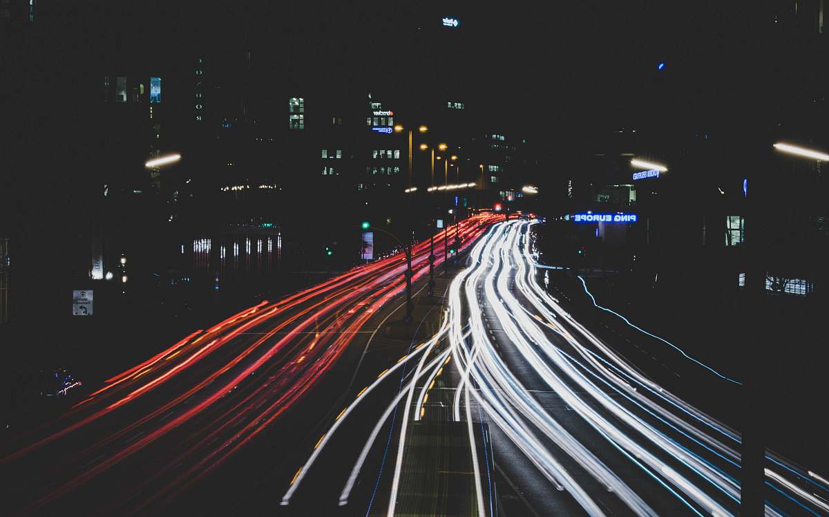 car timelapse photography of road traffic