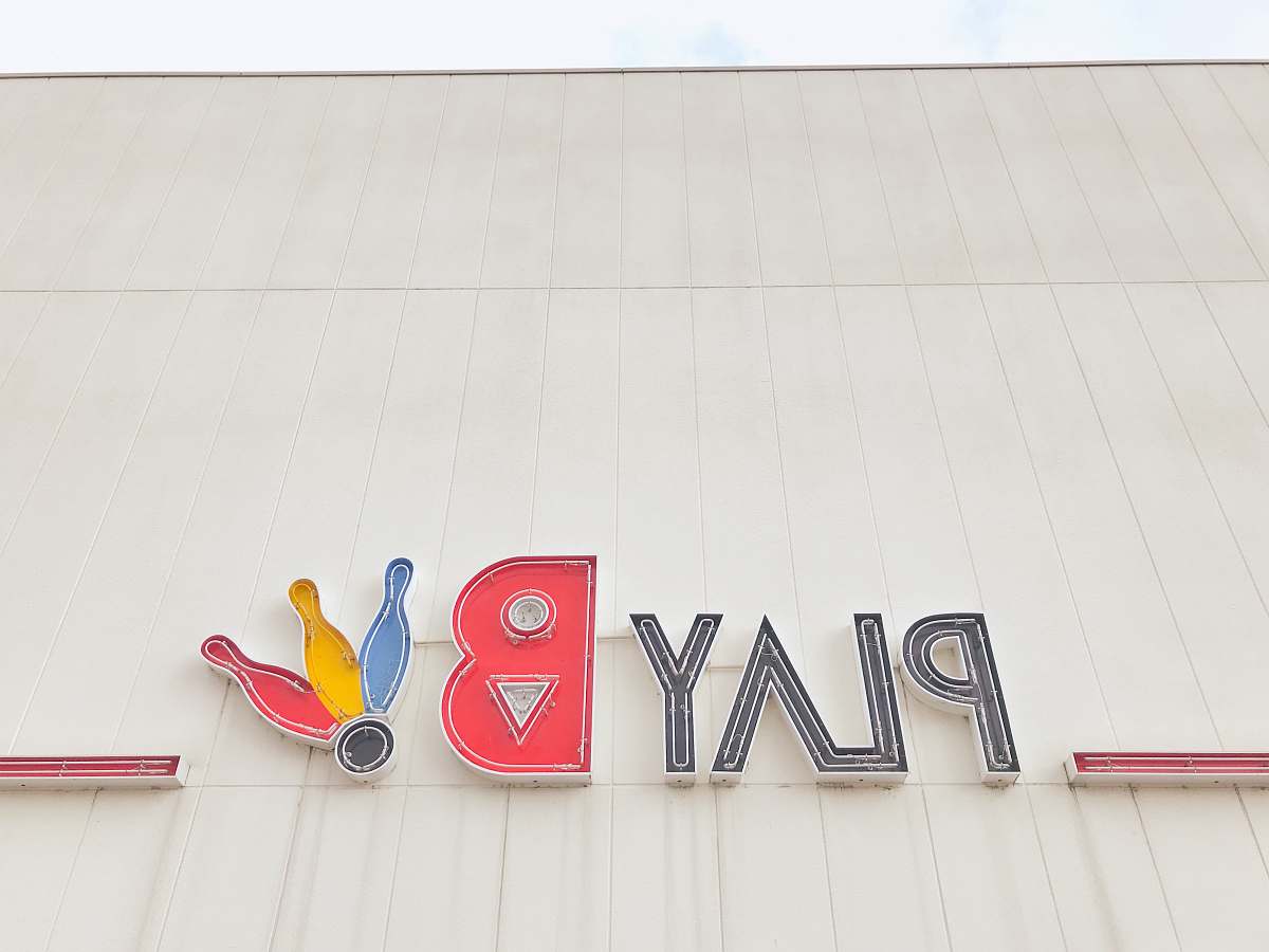 symbol Playboy bowling building trademark